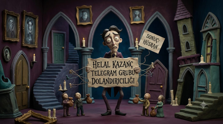 Helal Kazanç Telegram Grubu Dolandırıcılığı